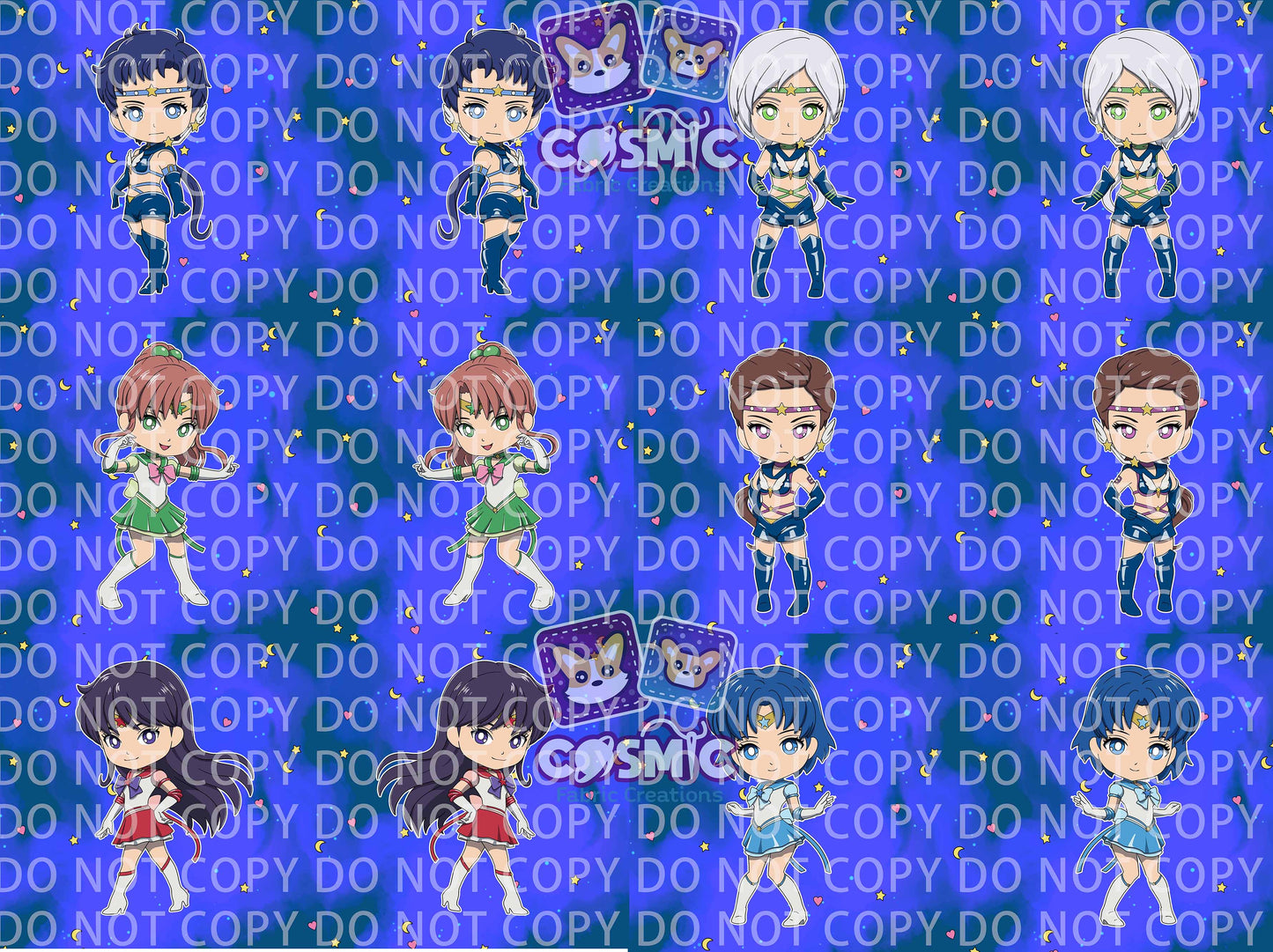 Sailor Star Pillow Panels