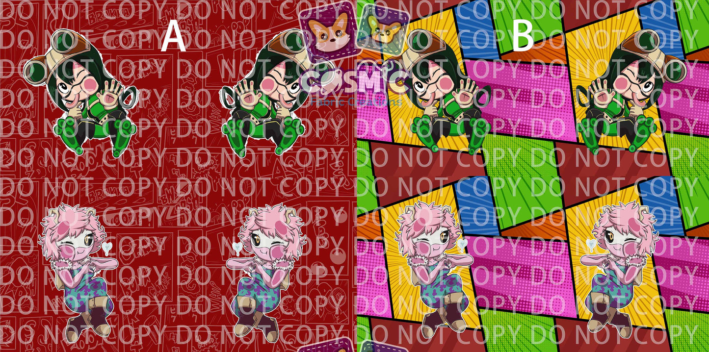 Chibi Future Hero Pillow Panels