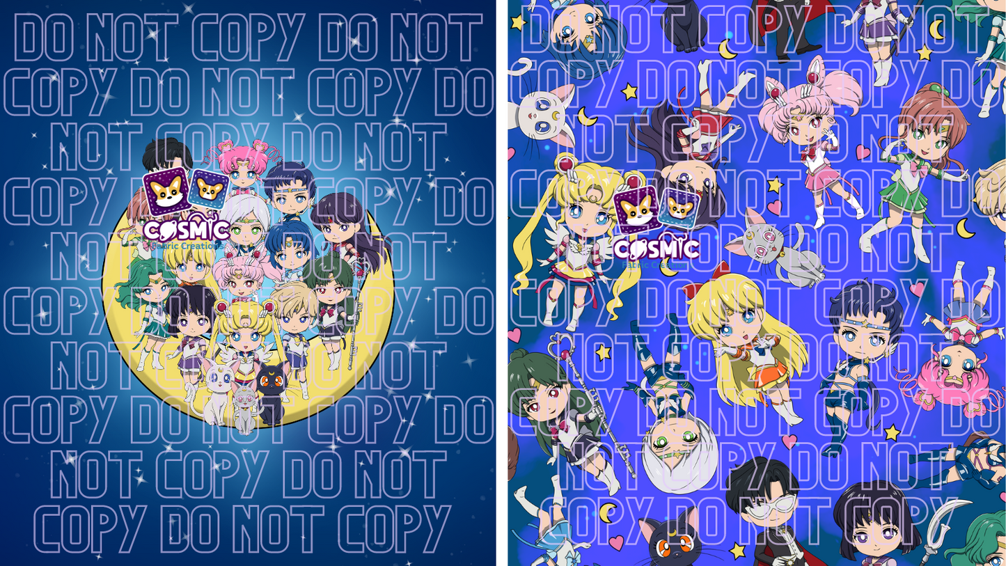 Heroes, Hunters & Chibi Sailor Stars Blanket