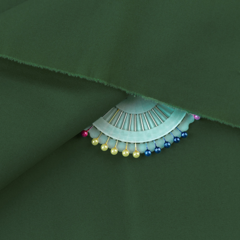 Green Cotton Woven