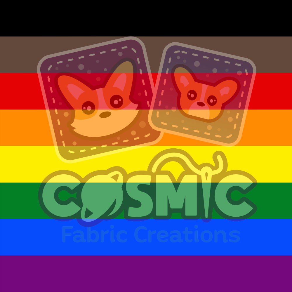 LGBTQ+ Stripes Double Minky