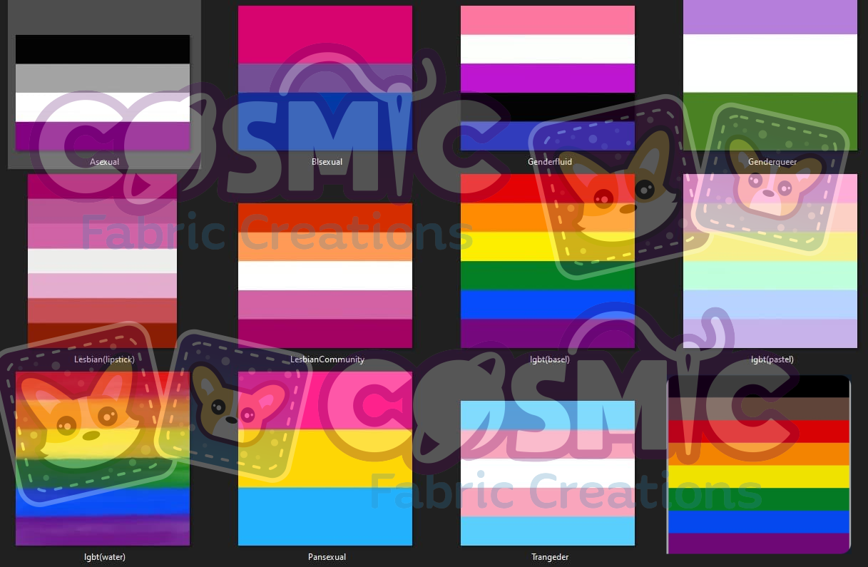 LGBTQ+ Stripes Minky